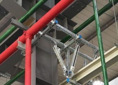 江宁该抗震支架的整体式支吊架结构协调性好